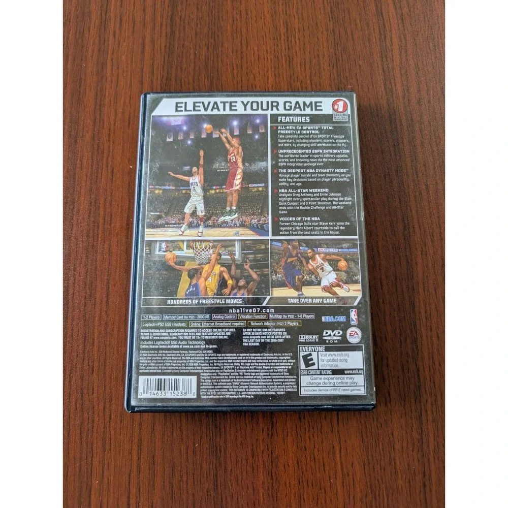 NBA Live 07 (Sony PlayStation 2, 2006) PS2